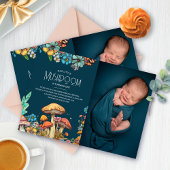 Invitation Champignons rustiques de champignons de bois 1er a