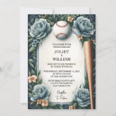 Invitation Champion Team Ball Field Mariage de baseball (Devant)