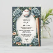 Invitation Champion Team Ball Field Mariage de baseball (Debout devant)