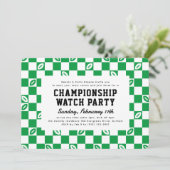 Invitation Championnat de football écossais Game Watch Party (Debout devant)