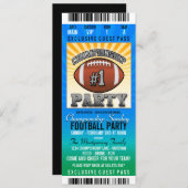 Invitation Championnat du dimanche de football (Devant / Derrière)