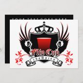 Invitation championne de la coupe du flip (Devant / Derrière)