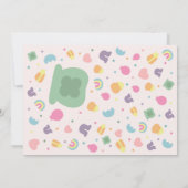 Invitation Chance Jour de la Saint Patrick Baby shower Invita (Dos)