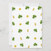 Invitation Chance Un Anniversaire Invitation, St. Patricks Th (Dos)