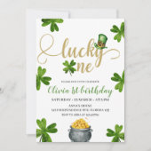 Invitation Chance Un Anniversaire Invitation, St. Patricks Th (Devant)