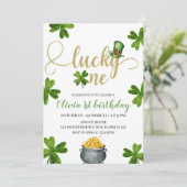 Invitation Chance Un Anniversaire Invitation, St. Patricks Th (Debout devant)