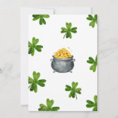 Invitation Chance Un Anniversaire Invitation, St. Patricks Th (Dos)