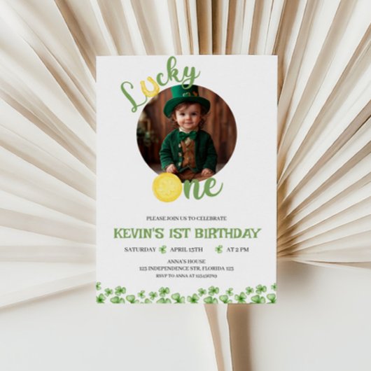 Invitation Chance Un Anniversaire Invitation, St. Patricks Th