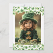 Invitation Chance Un Anniversaire Invitation, St. Patricks Th (Dos)