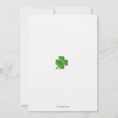 Invitation Chanceux dans l'invitation de Fête de la mariée (Dos)