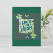Invitation Chanceux de l'Irlandais (Debout devant)