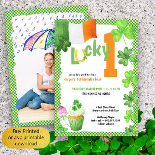 Invitation Chanceux pour le jour de la Saint-Patrick Portrait