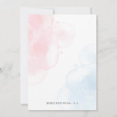 Invitation Chandail de Noël Jumper Hiver Bébé Genre Révélatio (Dos)