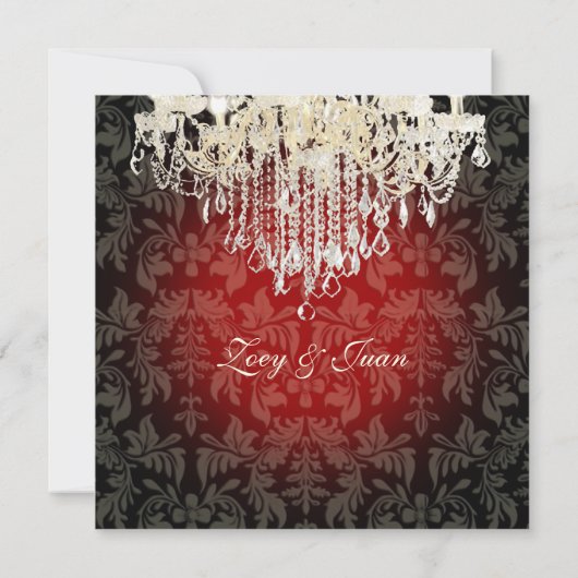 Invitation Chandelier de cristal PixDezines/DO-IT-YOURSELF co (Dos)