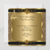 Invitation Chandelier de la Fête du réchauffement de la maiso (Dos)