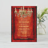 Invitation Chandelier Halloween (Debout devant)