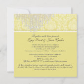 Invitation Chandelier Pix Dezines/Moiré Damask/do-it-yourself (Devant)