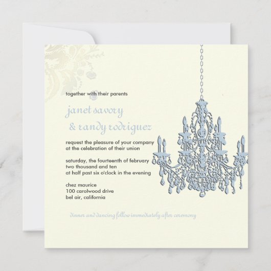 Invitation Chandelier PixDezines/DO-IT-YOURSELF couleur arriè (Dos)
