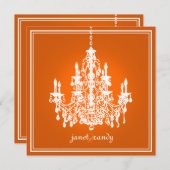 Invitation Chandelier PixDezines/DO-IT-YOURSELF couleur arriè (Devant / Derrière)