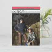 Invitation Chandelier Vintage Honeysuckie (Debout devant)