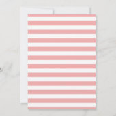 Invitation Chandelier vintage rose et Mariage Brown Invitati (Dos)