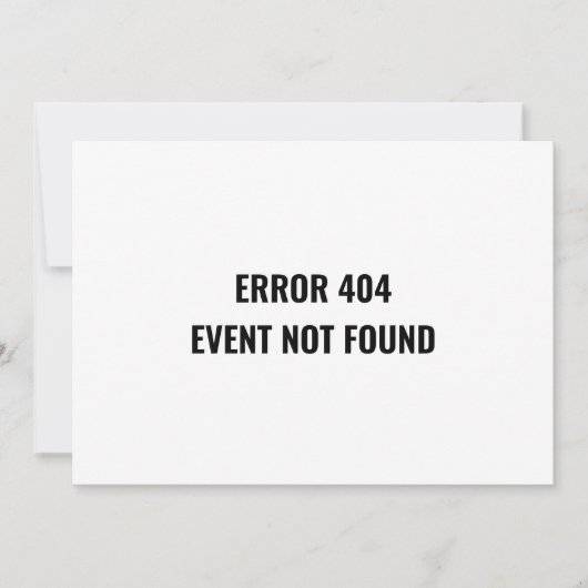 Invitation Changement de date événement reporté drôle annulé (Devant)