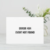 Invitation Changement de date événement reporté drôle annulé (Debout devant)