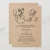 Invitation Changement de date moderne reporté Annulé événemen (Devant / Derrière)