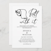 Invitation Changement de date moderne reporté Annulé événemen (Devant / Derrière)