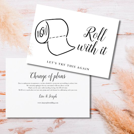 Invitation Changement de date Reporté Événement annulé