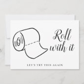 Invitation Changement de date Reporté Événement annulé (Devant)