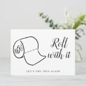 Invitation Changement de date Reporté Événement annulé (Debout devant)