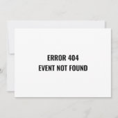 Invitation Changement de date reporté Funny Annulé événement (Devant)