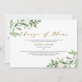 Invitation Changement de plans Faire part de report de mariag (Devant)