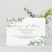 Invitation Changement de plans Faire suivre un mariage Report (Debout devant)