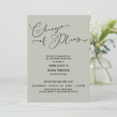 Invitation Changement de plans, nouvelle date de mariage Eleg (Debout devant)