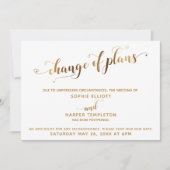 Invitation Changement de régime reporté de la part des Mariag (Devant)