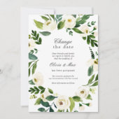 Invitation Changement de verdure Report du mariage (Devant)