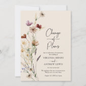 Invitation Changement Floral De Plans (Devant)