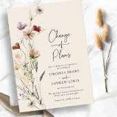 Invitation Changement Floral Des Plans
