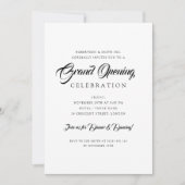 Invitation CHANGER DE COULEUR Entreprise formelle Grand ouver (Devant)