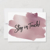 Invitation Changer est une bonne écriture Rose Gold Swash Car (Dos)
