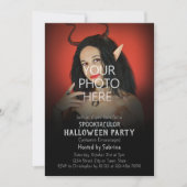 Invitation Changer Photo Halloween Costume Party (Devant)