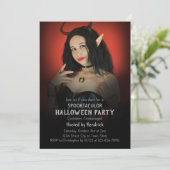 Invitation Changer Photo Halloween Costume Party (Debout devant)