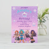 Invitation Chanson d'anniversaire K-Pop coréenne (Debout devant)