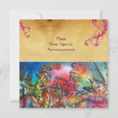 INVITATION CHANSON DE ROLAND/ COMBAT DES CHEVALIERS EN TOURNO (Dos)