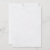 Invitation Chanson de Roses rouges du Mariage Salomon (Dos)