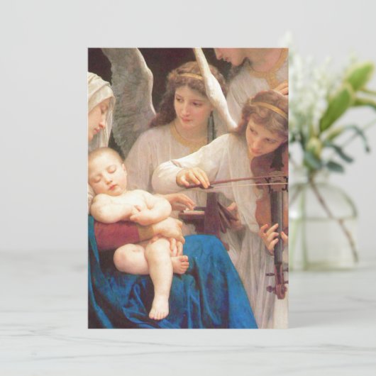 Invitation Chanson des Anges - William-Adolphe Bouguereau (Debout devant)