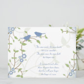 Invitation Chanson Oiseaux Mariages Anniversaire Renouvelleme (Debout devant)