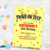 Invitation Chanter sur le softball Anniversaire